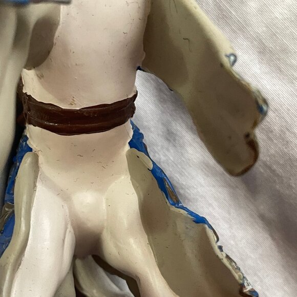 Papo Medieval World of Knights Horse w/ Ram Blue Ram Crest Fantasy Figure 2007 - Picture 10 of 16